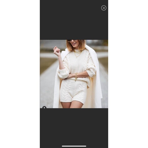 MNG Cable-knit shorts - Picture 2 of 12